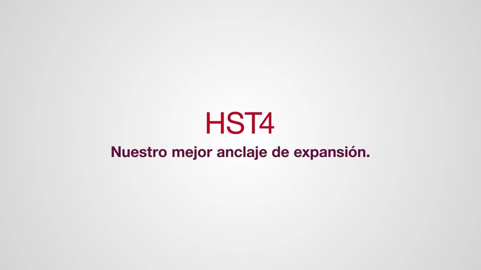 Un vídeo promocional que muestra las características y ventajas de nuestro nuevo anclaje de expansión HST4. Este activo tiene una relación de aspecto de 16:9 y tiene un outro estándar de Hilti para HO