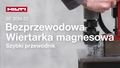 Wersja HOL filmu o SF 30M-22, na str. produktową HOL. Zalety najnowszej wiertarki magnet. do stali na platformie akumul. Nuron; główne propozycje wartości, wiertarka pokazana w rzeczywistych zastosowaniach.