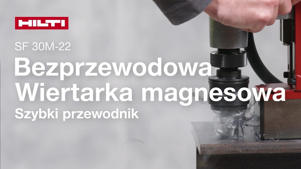 Wersja HOL filmu o SF 30M-22, na str. produktową HOL. Zalety najnowszej wiertarki magnet. do stali na platformie akumul. Nuron; główne propozycje wartości, wiertarka pokazana w rzeczywistych zastosowaniach.