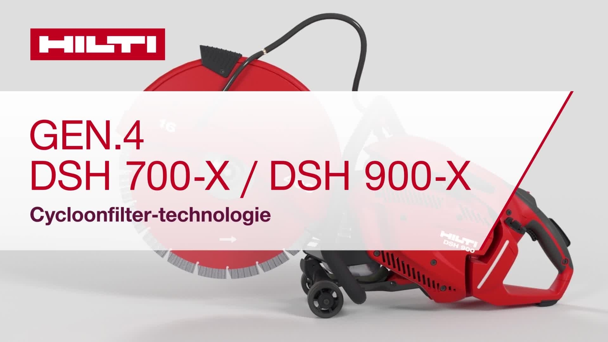 Vidéo didactique montrant la technologie de filtres cyclone sur la DSH 700-X / 900-X (G4)