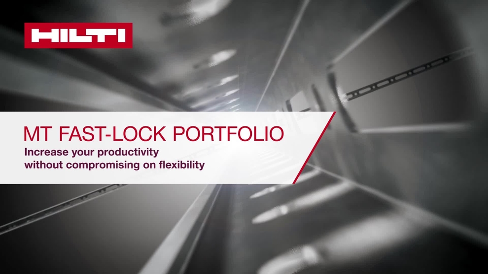 This promotional video highlights the features and benefits of the new MT-FL Fast-lock portfolio (MT lightspeed). These connections are a new addition to the MT installation system portfolio and deliver higher productivity, flexibility and safety.