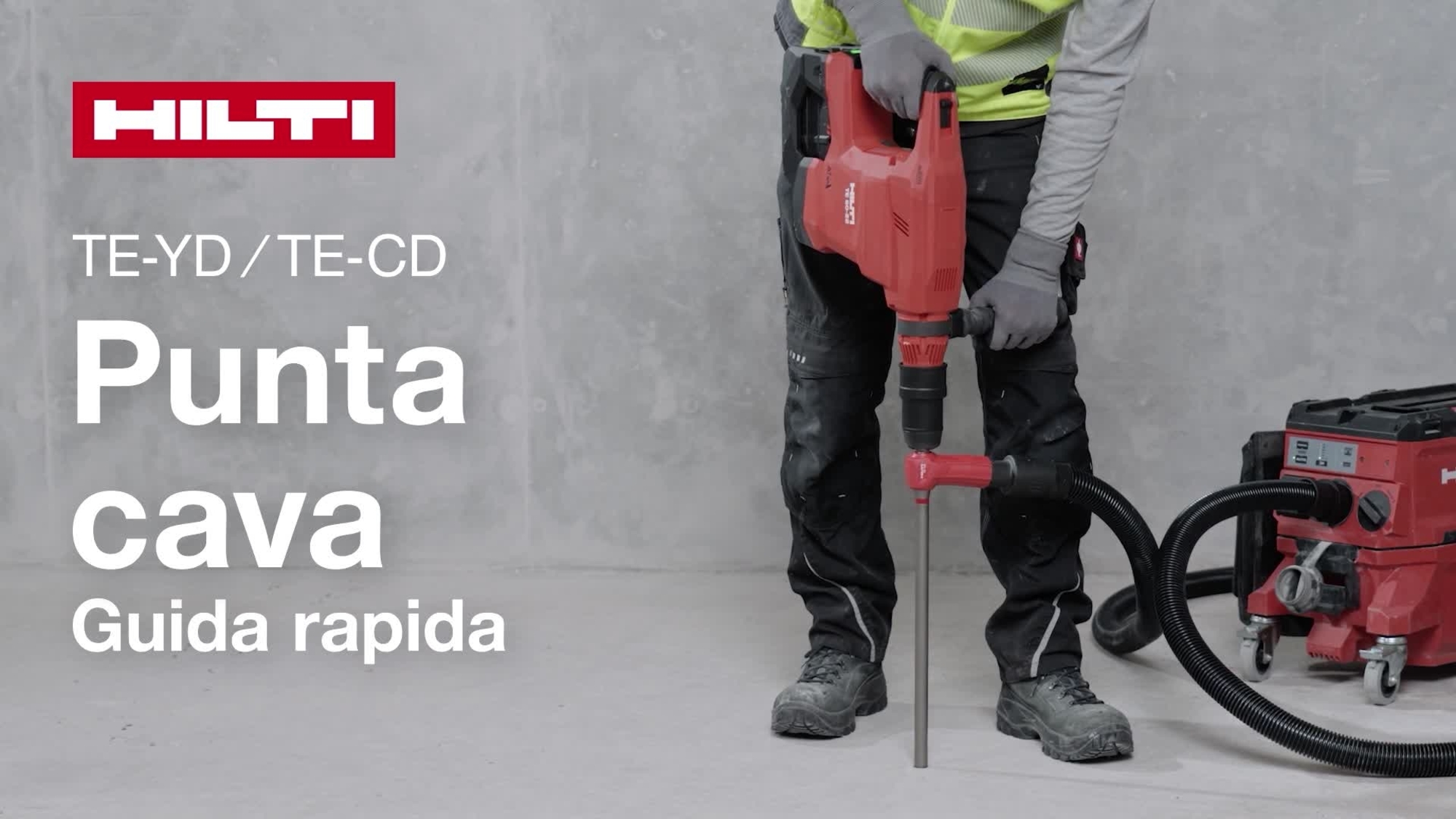 Video didattico su come utilizzare correttamente la punta cava TE-YD / TE-CD.