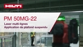 Vidéo tutorielle sur l’utilisation du laser multidirectionnel PM 50MG-22 pour les applications de faux-plafonds. Cette vidéo présente un guide de démarrage rapide. Il s’agit de la version pour W1 et ROW.