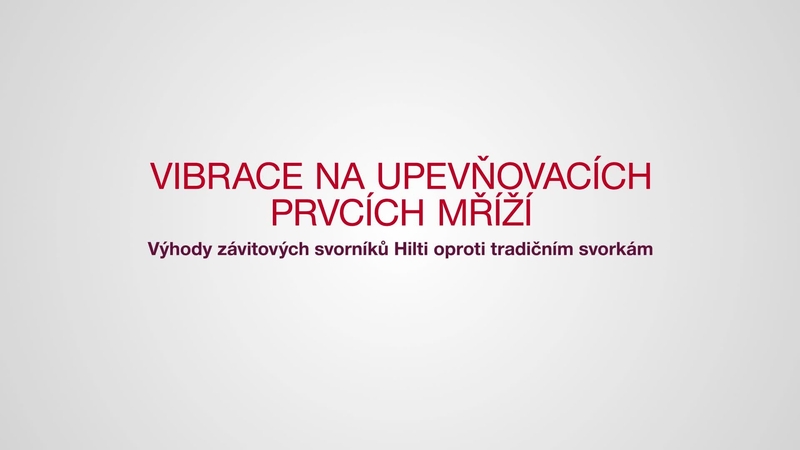 Propagační video představující hlavní výhody roštových připevňovacích prvků Hilti oproti tradičním svorkám v energetickém a průmyslovém prostředí a výhody pro EPC a vlastníky/klienty.