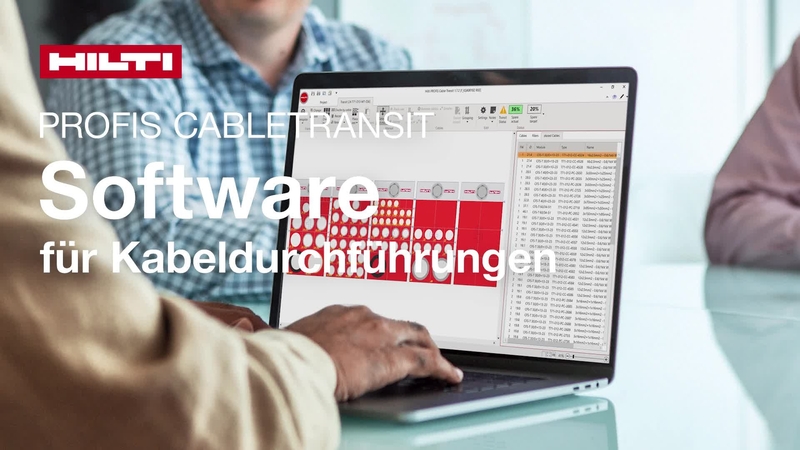 Video promozionale per il software PROFIS Cable Transit. Prodotto da W1, 2025. (16x9)