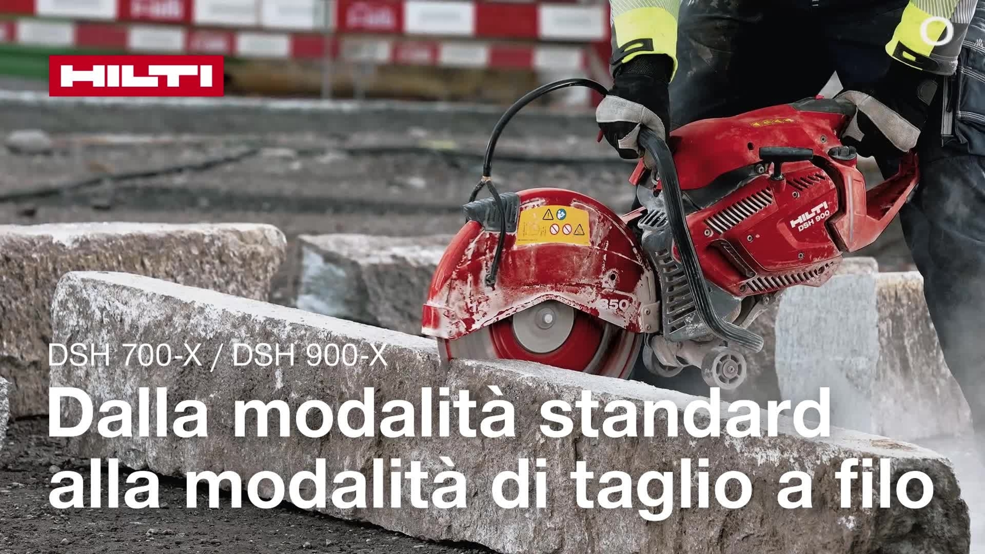 Vidéo montrant comment passer du mode standard au mode de coupe à ras de la DSH 700-X / 900-X (G4).