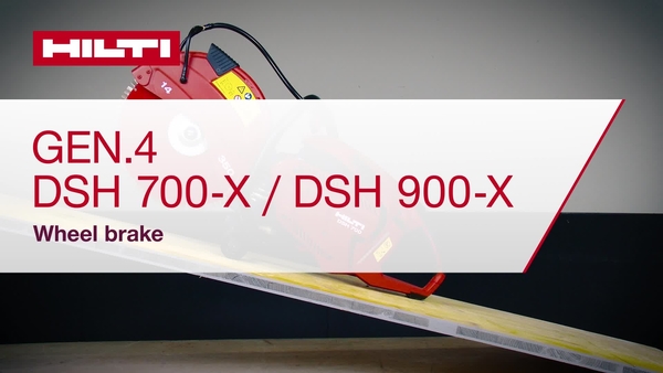 Instruktážní video o brzdě kolečka DSH 700-X/900-X (G4)