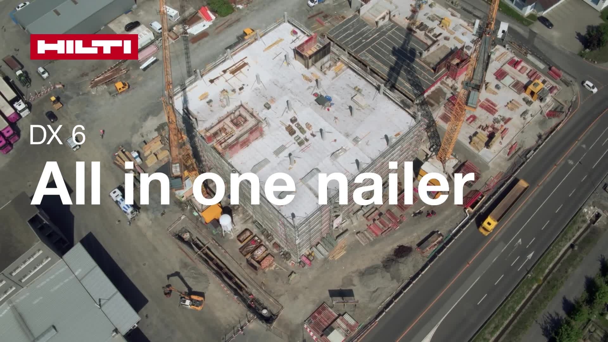 Promotional video of the DX 6 All in one nailer. This is the DX 6 with the new design that does not have service indicator.