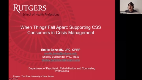 Thumbnail for entry When Things Fall Apart- Supporting CSS Consumers in Crisis Management (11/6/20)