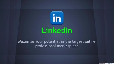 Thumbnail for LinkedIn Overview