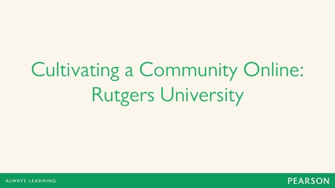 Thumbnail for entry Dr. Bittmann - Ensuring the Rutgers Experience