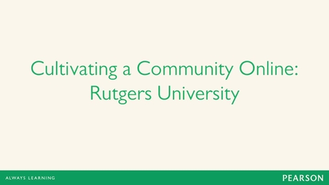 Thumbnail for Dr. Bittmann - Ensuring the Rutgers Experience