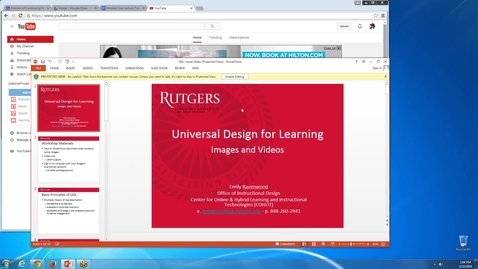 Thumbnail for entry Accessibility _ Universal Design for Learning (Images and Videos)
