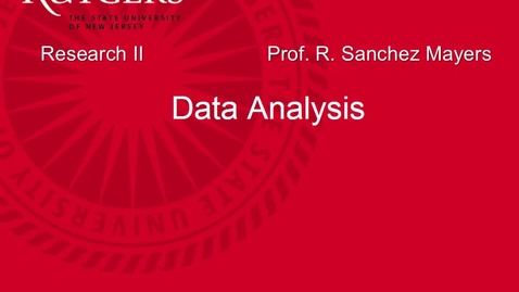 Thumbnail for entry MSW 595 Data Analysis Lecture