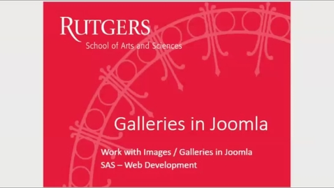 Thumbnail for entry Rutgers-SAS-Galleries in Joomla