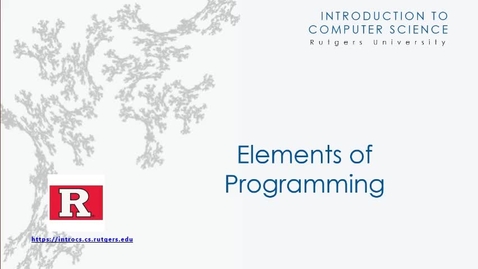 Thumbnail for Elements of Programming