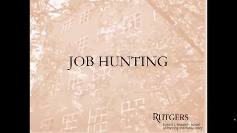 Thumbnail for Job Hunting