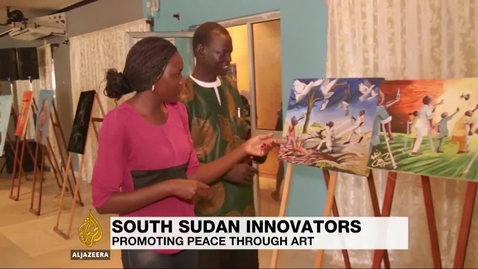 Thumbnail for South Sudan Young artists hope music and art can relieve suffering of war