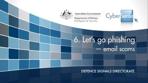 Thumbnail for entry CyberSense 6 : Let's go phishing