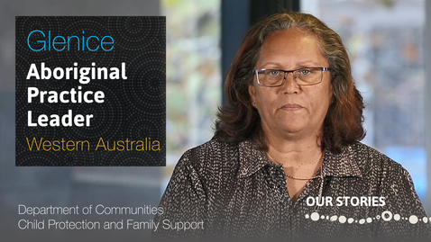 Thumbnail for entry Aboriginal Practice Leader at the Department of Communities Child Protection and Family Support