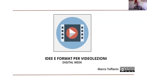 Thumbnail for entry Idee e format per videolezioni