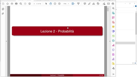 Thumbnail for Lezione 2 Probabilita' - Assiomi della probabilita' 