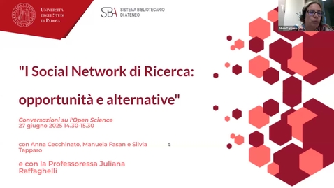 Thumbnail for I Social Network di Ricerca: opportunità e alternative