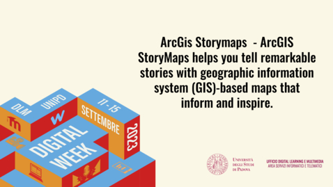 Thumbnail for entry ArcGis Storymaps