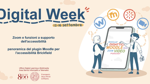Thumbnail for Zoom e funzioni a supporto dell'accessibilità; panoramica del plugin Moodle per l'accessibilità Brickfield
