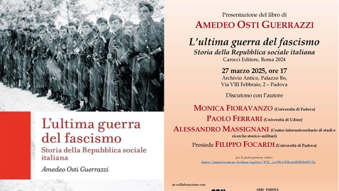 Thumbnail for Presentazione Libro Osti Guerrazzi