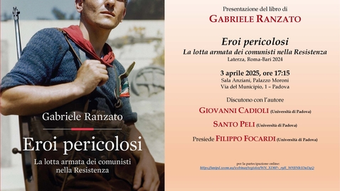Thumbnail for Presentazione libro Ranzato