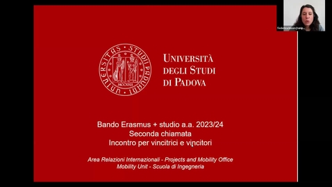 Thumbnail for Riunione vincitori bando Erasmus + studio 23/24 (II chiamata)_Scuola di Ingegneria (17/05/2023)