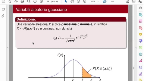 Thumbnail for entry Lezione 7 Probabilità - Teorema limite centrale