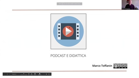 Thumbnail for entry Podcast: uno strumento per la didattica (Marco Toffanin)