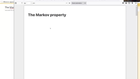 Thumbnail for entry Lecture 22: the Markov property