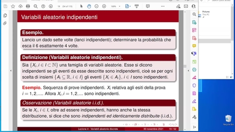 Thumbnail for Lezione 4 Probabilita' - Variabili aleatorie geometriche