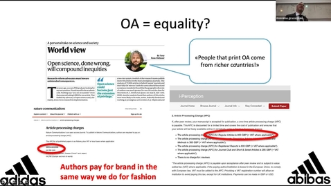 Thumbnail for Prof. Grassi's talk on Open Science