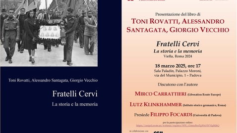 Thumbnail for Presentazione Libro Rovatti - Santagata - Vecchio