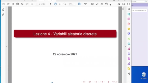 Thumbnail for entry Lezione 4 Probabilita' - Variabili aleatorie discrete