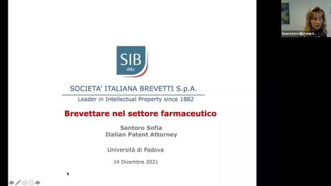 Thumbnail for entry Brevettare in campo farmaceutico