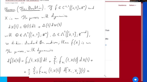 Thumbnail for Lecture 45: consequences of the Ito-Doeblin formula