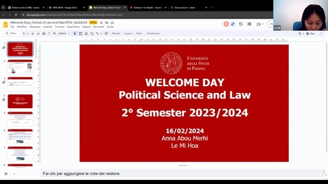 Thumbnail for entry School of Law and Dept of Political Science_Welcome meeting 16.02.2024