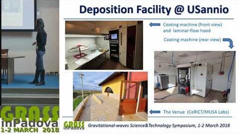 Thumbnail for entry Principe M. - The Virgo Coating Collaboration: a new deposition facility and preliminary results