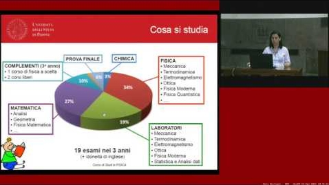Thumbnail for Corso di Laurea in Fisica - Orientamento - Scuola di Scienze