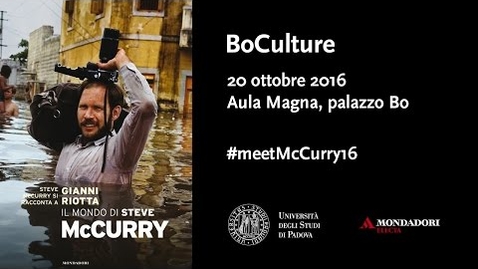 Thumbnail for entry Steve McCurry all'Università di Padova