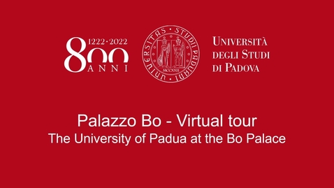 Thumbnail for entry The University of Padua at the Bo Palace