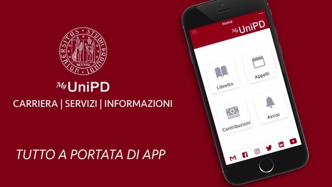 Thumbnail for entry MyUnipd: l'Università a portata di app