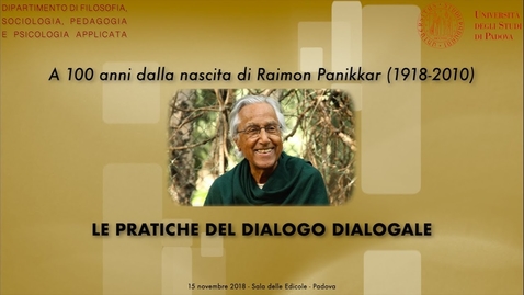 Thumbnail for Le pratiche del dialogo dialogale - Saluti istituzionali