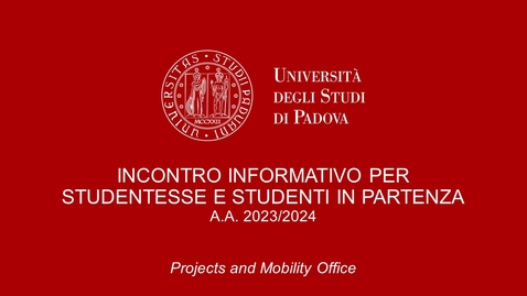 Thumbnail for entry Webinar - Pratiche di inizio mobilità 23_24_II semestre ITA