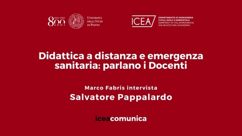 Thumbnail for entry Iceacomunica intervista il Professore Salvatore Pappalardo